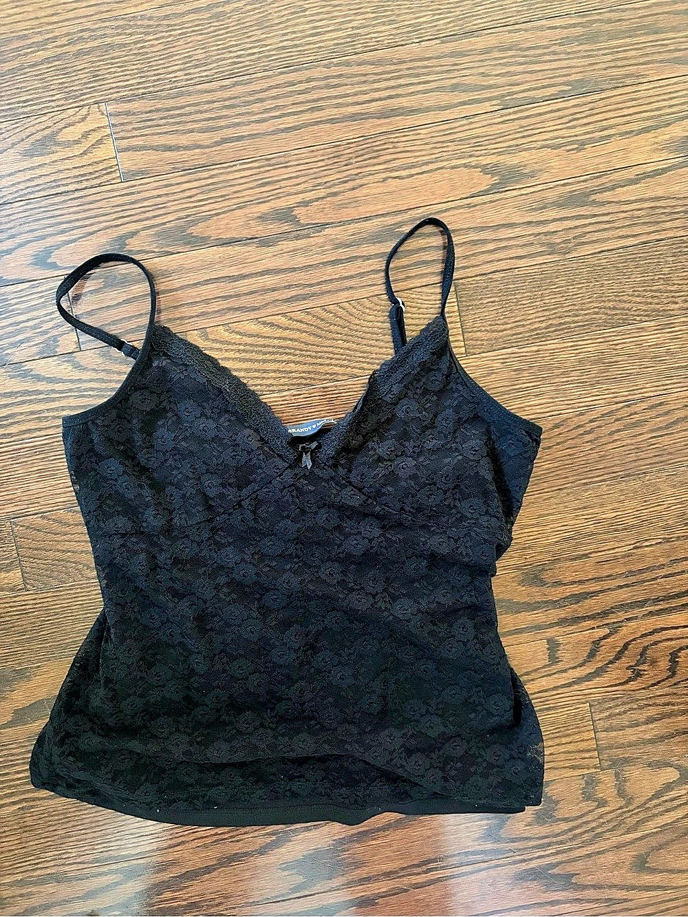 Brandy Melville Lace Tank Black